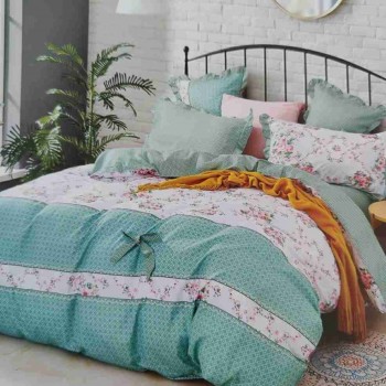 Sale Active Ultra-Soft King Size Cotton Bedsheet Set For Duble Bed Mattress